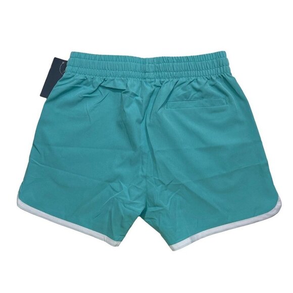 HODO SPORTS Women's Running Workout Shorts Size XS Green‎ Teal Drawstring NWT - Picture 2 of 12